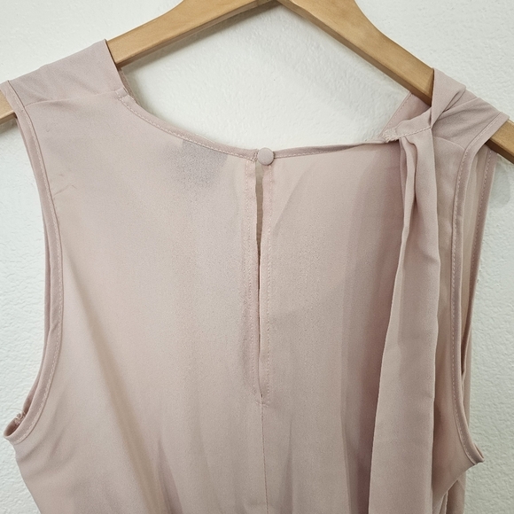 ASOS Pink Asymmetrical Tunic Top Size 6 - Picture 7 of 9